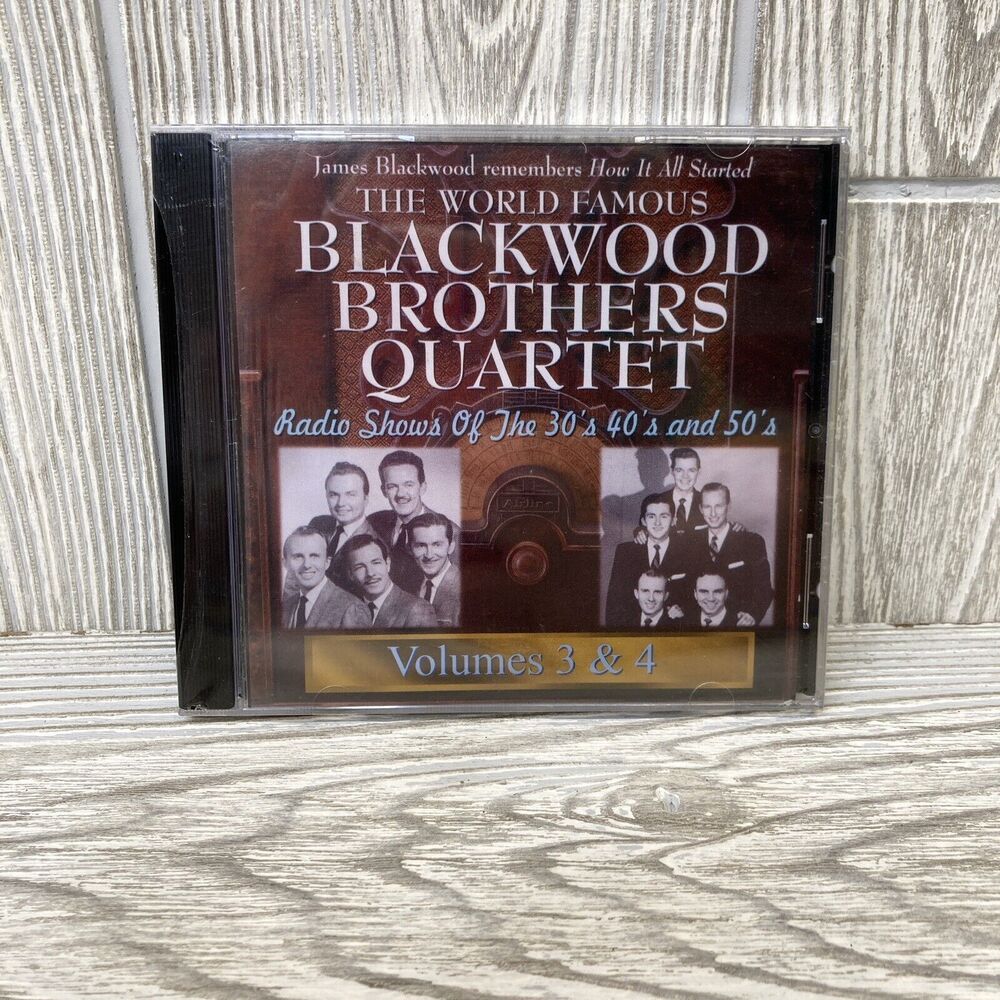 The World Famous Blackwood Brothers Quartet Radio Show Volumes 3 And 4 CD, New